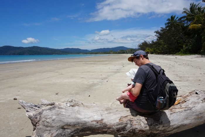 A nearly deserted Thornton Beach